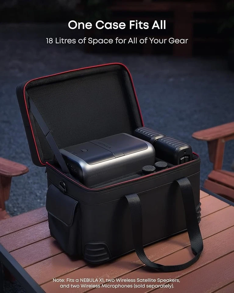 NEBULA X1 Laser 4K Projector 3500 Lumen Dolby SPEAKERS, CASE, MICROPHONES BUNDLE - Image 2 of 4