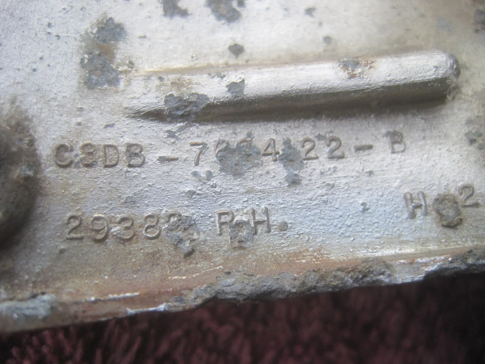 1963 64 福特猎鹰水星彗星敞篷通行证右遮阳板二手原始设备制造商 — 第 4/4 张图片