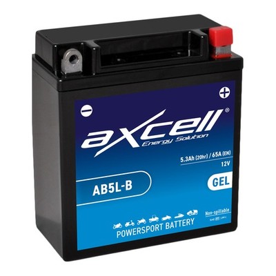 AXCELL Batterie 12V YB5L-B GEL 50512 (für: Suzuki DR 600 R Dakar SN41A 86-89 )