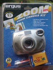 NEW VTG Argus Zoom Powerwind 35mm - 50mm Lens   Camera Kit With Film 2002 M410