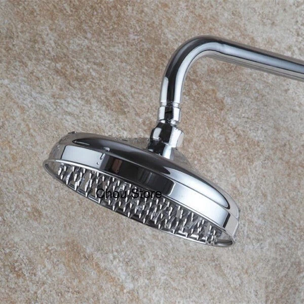 Polished Chrome Rainfall Shower Head Fixed Round Wall Mount Bath Fixture 8 inch
Opens in a new windo