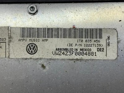 VW TOURAN 1T1, 1T2 Tonverstärker 1T0035456 2.00 Diesel 125kw 2007 23950722