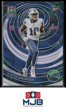 2023 Panini Spectra Justin Shorter Neon Marble #/4 #180 Buffalo Bills