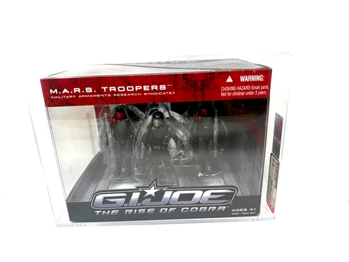 GI JOE Hasbro Rise Of Cobra ROC M.A.R.S. Troopers AFA Graded 9.0