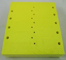 YELLOW Self-Locking Arrow Key Tags (1,000 per Pack) Size 4 1/2" X 3/4" (YELLOW)