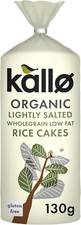 Organic Lightly Salted Rice Cakes, Low Fat, Gluten Free 12X130G Packs | Organic,