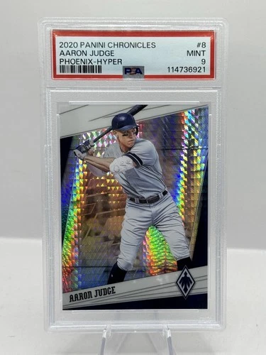 Aaron Judge Hyper Prizm 281/299 PSA 9 2020 Panini Chronicles Phoenix #8 Yankees