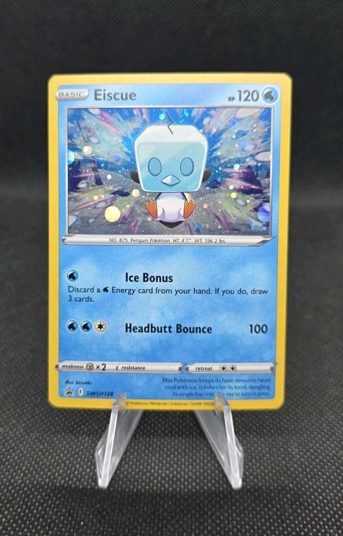 2021 Pokémon TCG SWSH Black Star Promo SWSH128 Eiscue Cosmos Holo