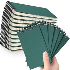 Tenceur 18 Pcs Pocket Notebook Bulk Small 3x5 Inch Spiral Notepads Mini Top