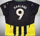 Erling Haaland Manchester City Autographed 2024-25 Puma Away Soccer Jersey coa
