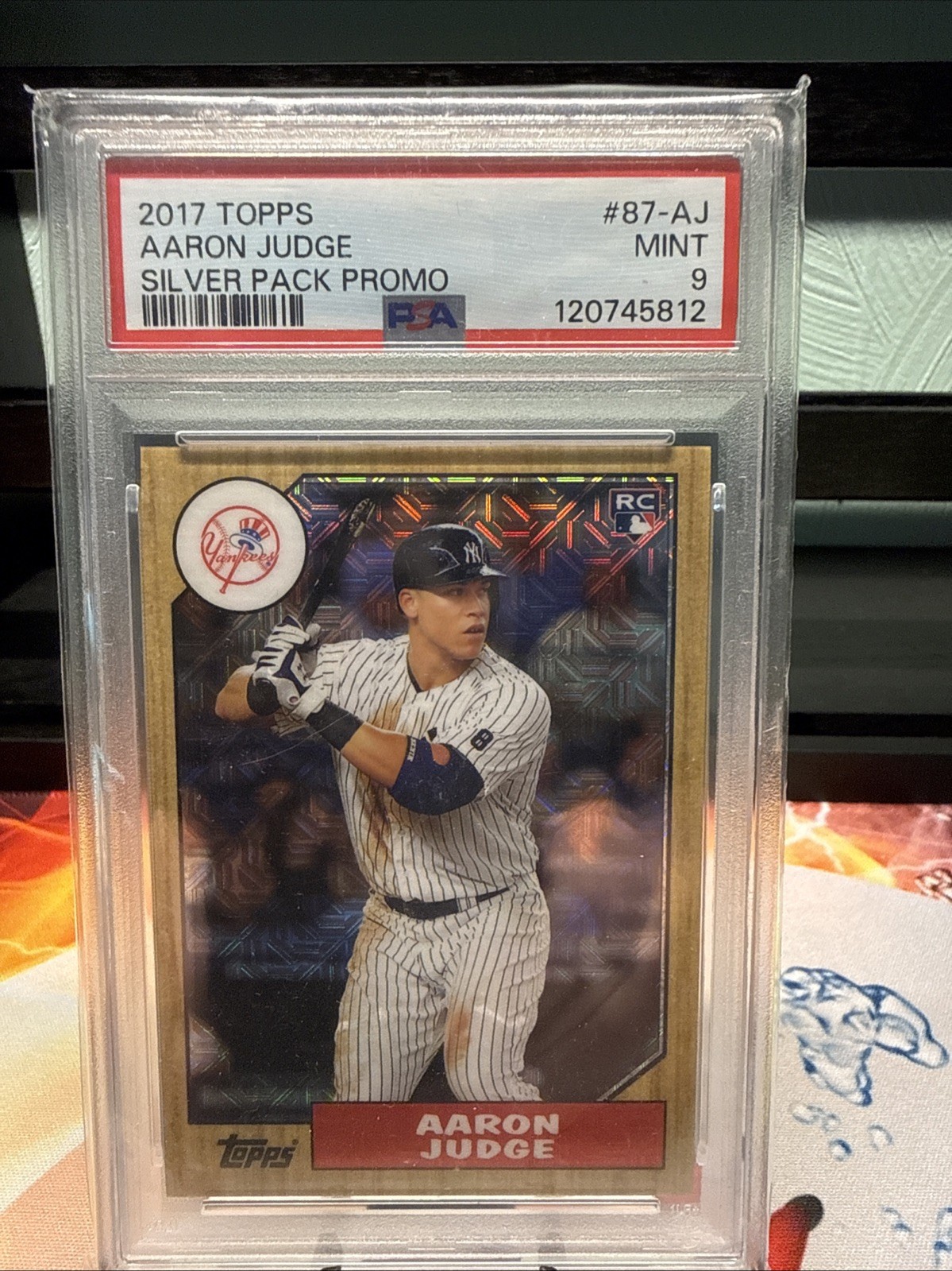 2017 Topps Silver Pack Aaron Judge RC PSA9