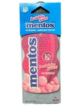 Bubble Gum  Mentos Candy Scented Air Freshener Hanging Car Home Fragrance Pink