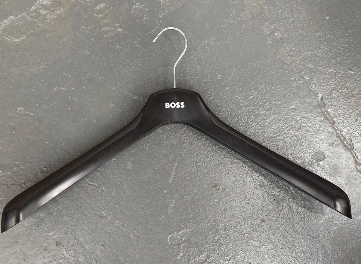 Boss Hosenbügel, Kleiderbügel für Hosen, 40 cm, schwarz, WS23, 20 Stück