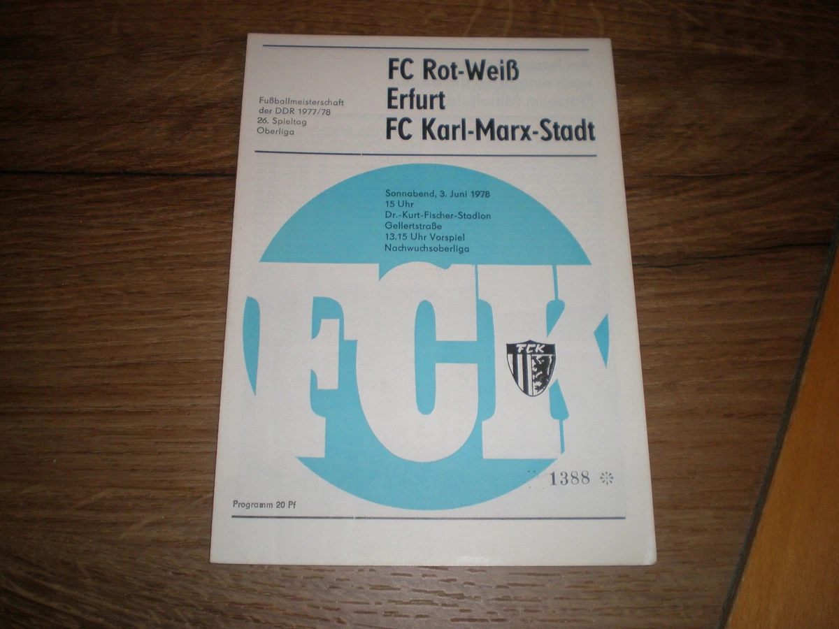 OL 83/84 BSG Acier Riesa - FC Karl-Marx-Stadt EUR 7,30 - FR