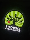 2 Towns Ciderhouse vintage rare led neon type lighted bar beer sign display tree