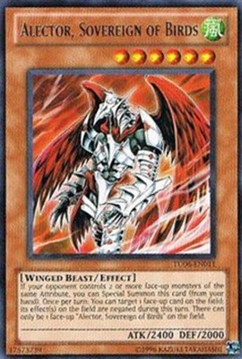 Alector, Sovereign of Birds - TU06-EN011 - Rare - Unlimited Edition - Heavily Pl