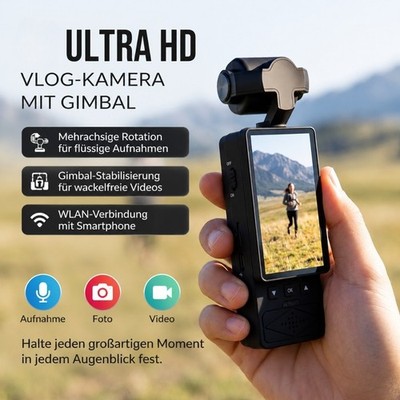 2.7K Mini Action Cam Sport Kamera WiFi 120° Weitwinkel POV Vlog Kamera Pocket