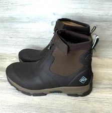 New Muck Boot Company Men's 12 Waterproof Apex Mid Zip Shoes Brown NWT