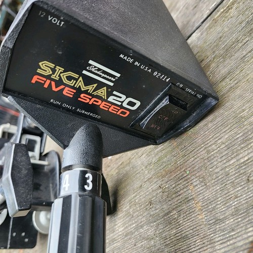 Shakespeare Sigma 20 lb Trolling Motor Works Great 5 Speed