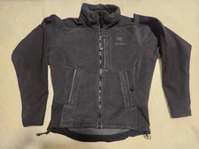 Arc'teryx Sigma AR Polartec Fleece Jacket Men’s Medium Grey Black Vtg Gorp Y2K