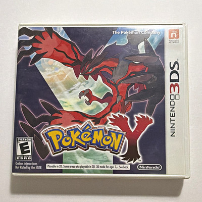 Nintendo Pokémon Y Nintendo 3DS Complete in Box w/ Manual Inserts NTSC-U/C