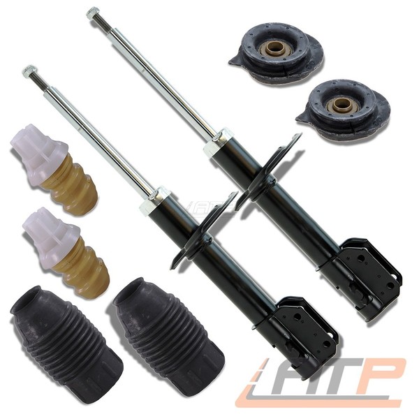 2X StossdÄMpfer GAS Vorne +Domlager +PROTECTION-KIT FÜR Fiat Punto 188 BJ 99--image