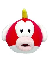 Plush - Nintendo Super Mario - Cheep Cheep 6" Fish Soft Toy Doll Licensed NEW