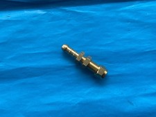 BULKHEAD FITTING LPG FULHAM NOZZLE 10mm COMPRESSION BRASS FOR 8mm BORE GAS PIPE