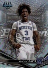 2022-23 Bowman University Best Kendric Davis #90 Refractors Memphis Tigers 4C