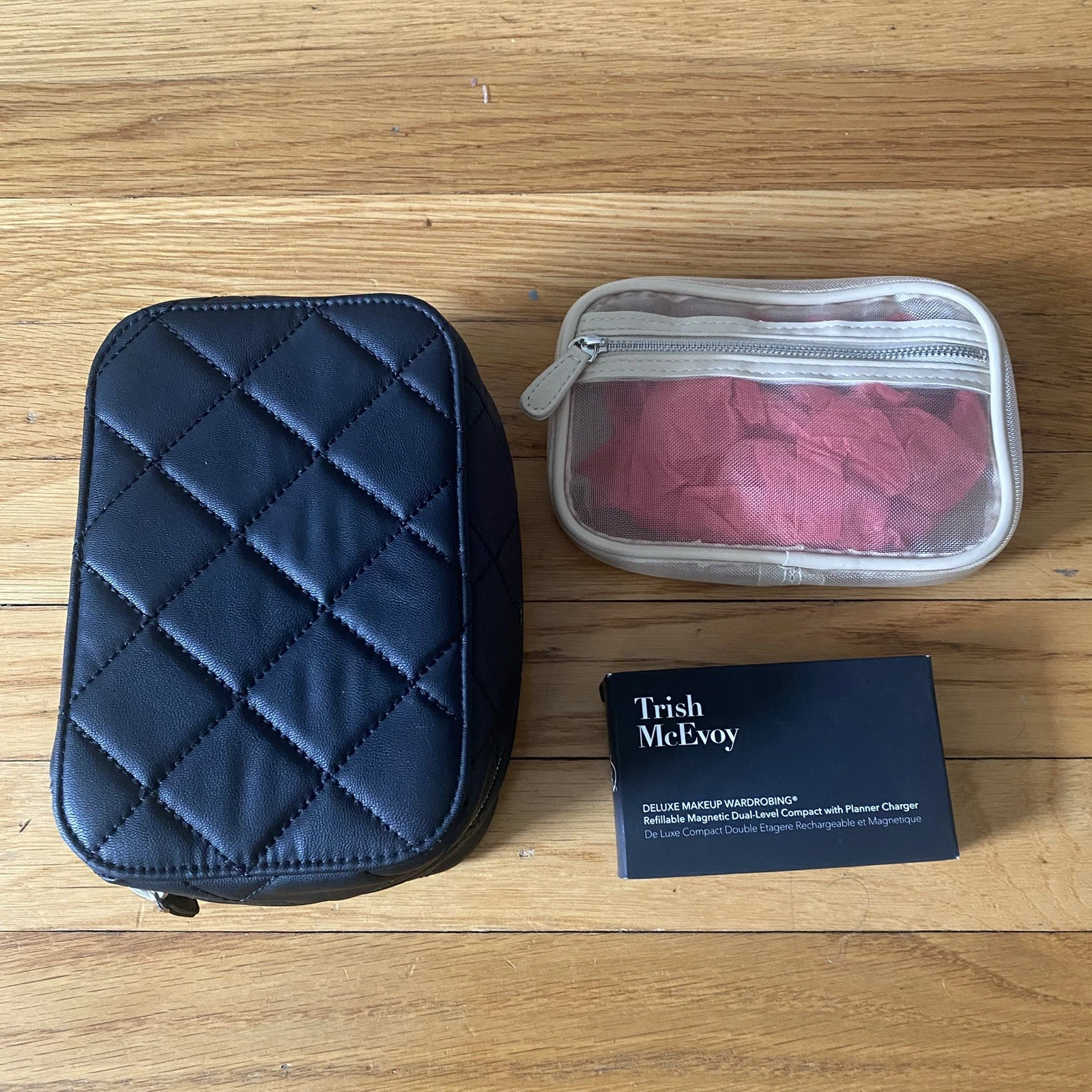 Trish McEvoy Makeup Planner The Power Of Makeup + Mesh Bag And Magnetic Compact