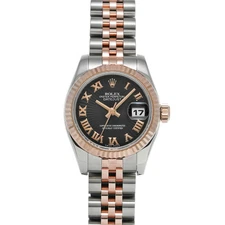 ROLEX Datejust 179171 Black Case Size 26×26mm Ladies Used Watch #1222410