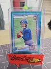 2025 Donruss Optic Jaxson Dart Rated Rookie Teal Velocity Prizm Giants