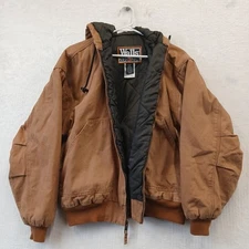 Walls Zero Zone 12 Jacket Mens Large Brown Hooded Work Size XL Work Outdoor 