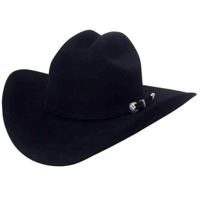 Texana Original 100X Joan Sebastian Style Western Cowboy Fur Felt Hat - Black