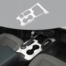 White Center Console Gear Shift Panel Cover Trim Bezels ABS For Ford Bronco 21+