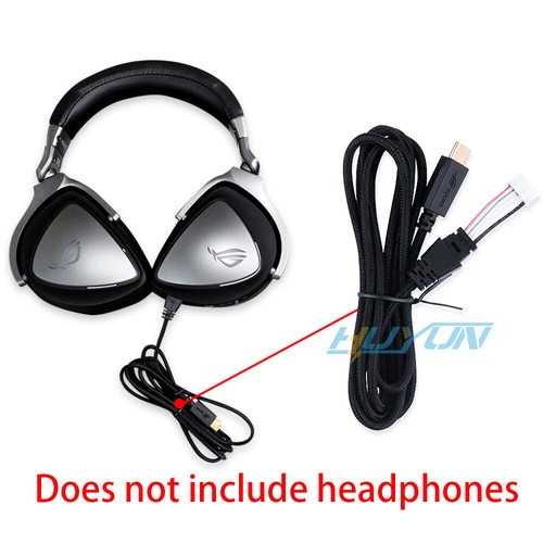 Câble casque USB-C pour Asus ROG Delta S remplacement casque de jeu filaire - Photo 2/25