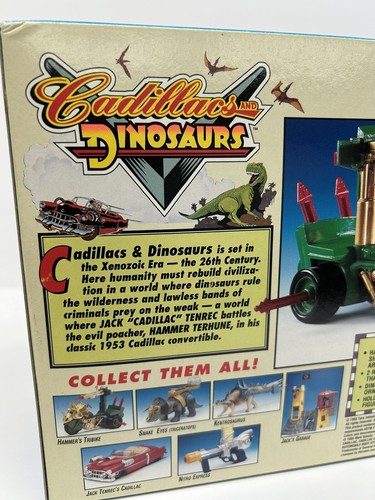 TYCO Cadillac e Dinosauri Triceratops-Hammer’s Tribike-Cadillac-1993 (NUOVO) - Foto 9 di 22