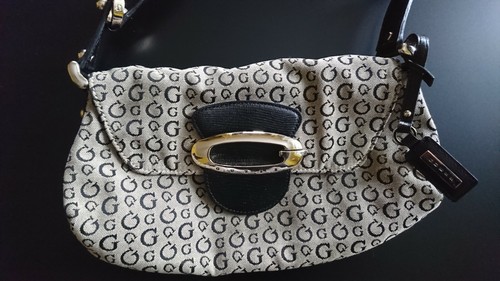 borsa guess by marciano timeless ,vera pelle,tessuto,come nuova,borsa donna  | eBay