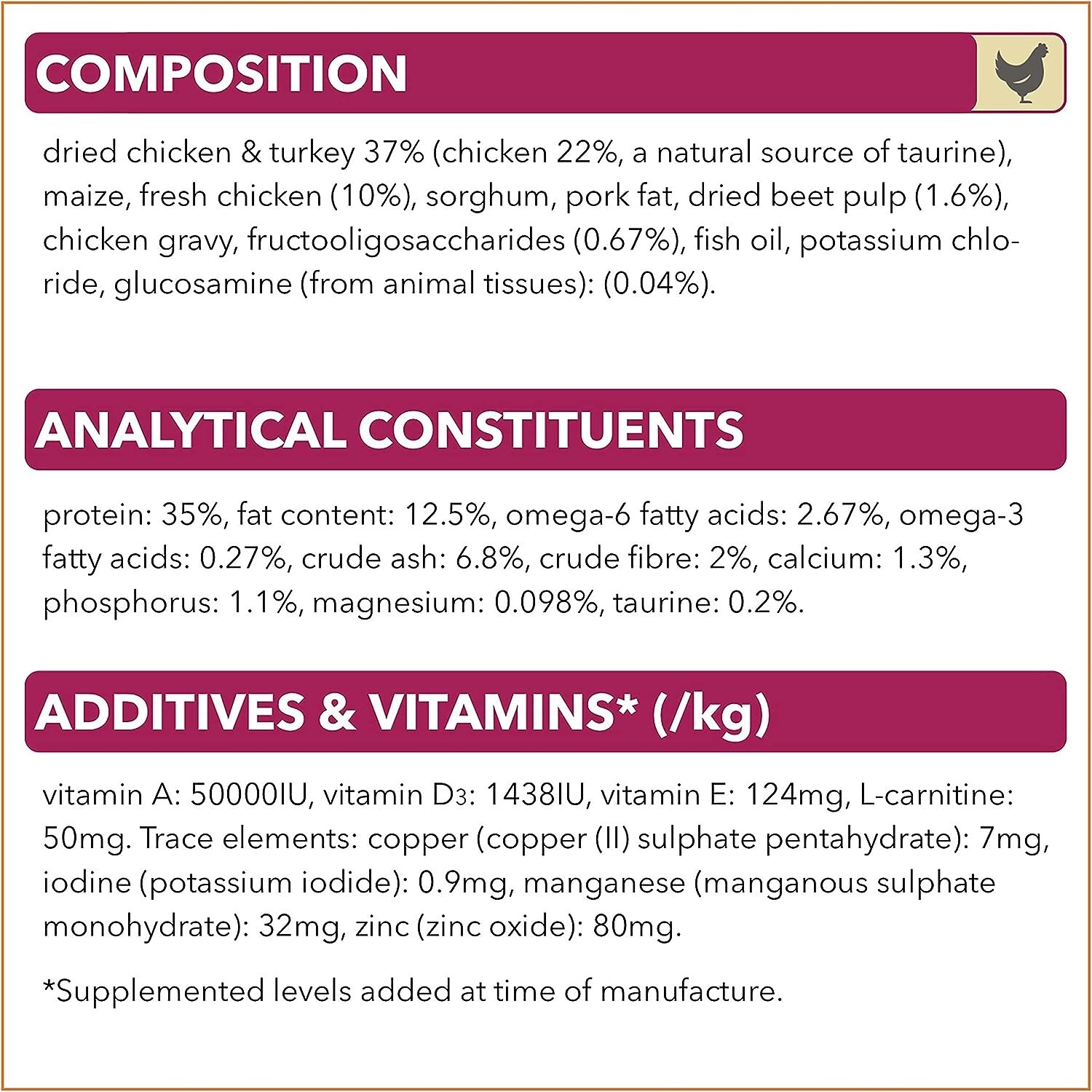 IAMS for Vitality Senior Dry Cat Food with Fresh Chicken, 10 kg eBay