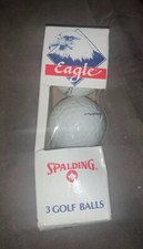 GREG NORMAN SIGNATURE LOGO GOLF BALLS Sleeve Spalding Eagle Rare Vintage 1988