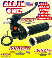 2-STROKE 66cc/80cc MOTORIZED BIKE DUAL  BRAKE LEVER/KILL SWITCH/THROTTLE GRIP