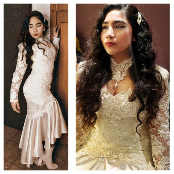 Jessica McClintock ベロア オフショルダードレス ヴィンテージ Jessica McClintock ベロア オフショルダードレス ヴィンテージ