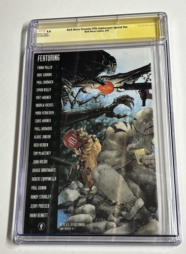 Dark Horse Presents Special CGC SS 9.4 SS Frank Miller Klaus Janson Matt Wagner - Picture 3 of 3