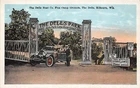 J56/ Kilbourn Wisconsin Postcard c1910 Dells Boat Company Park Camp  5