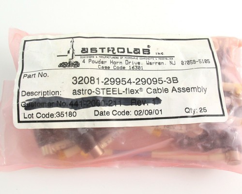 3" Astrolab 32081-29954-29095-3B Flexkabel Konfektion SMA/Stecker - MMCX RA/Stecker - Bild 4 von 4