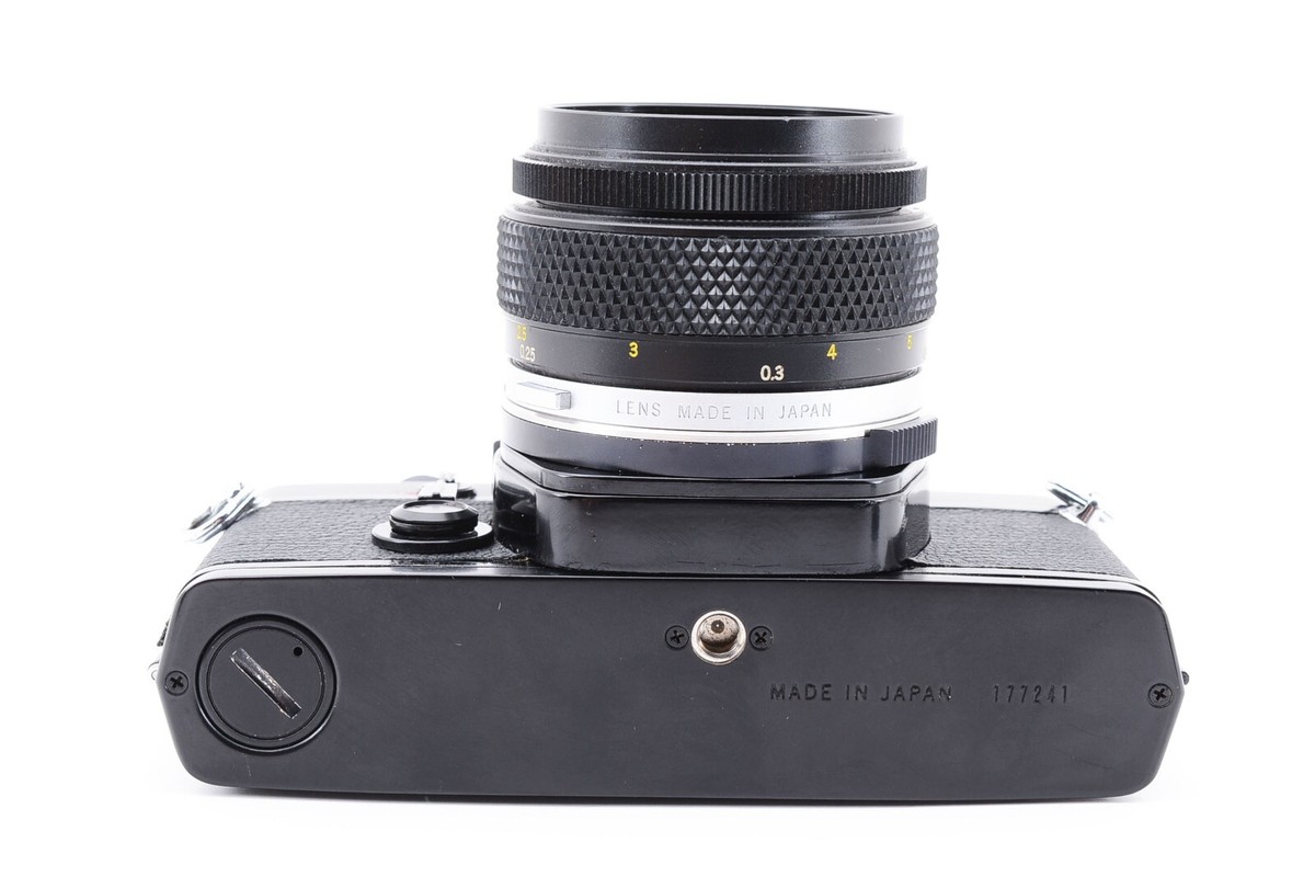 OLYMPUS OM-1 [CLAd] Black 35mm SLR 50mm f/3.5 Lens [Exc+++