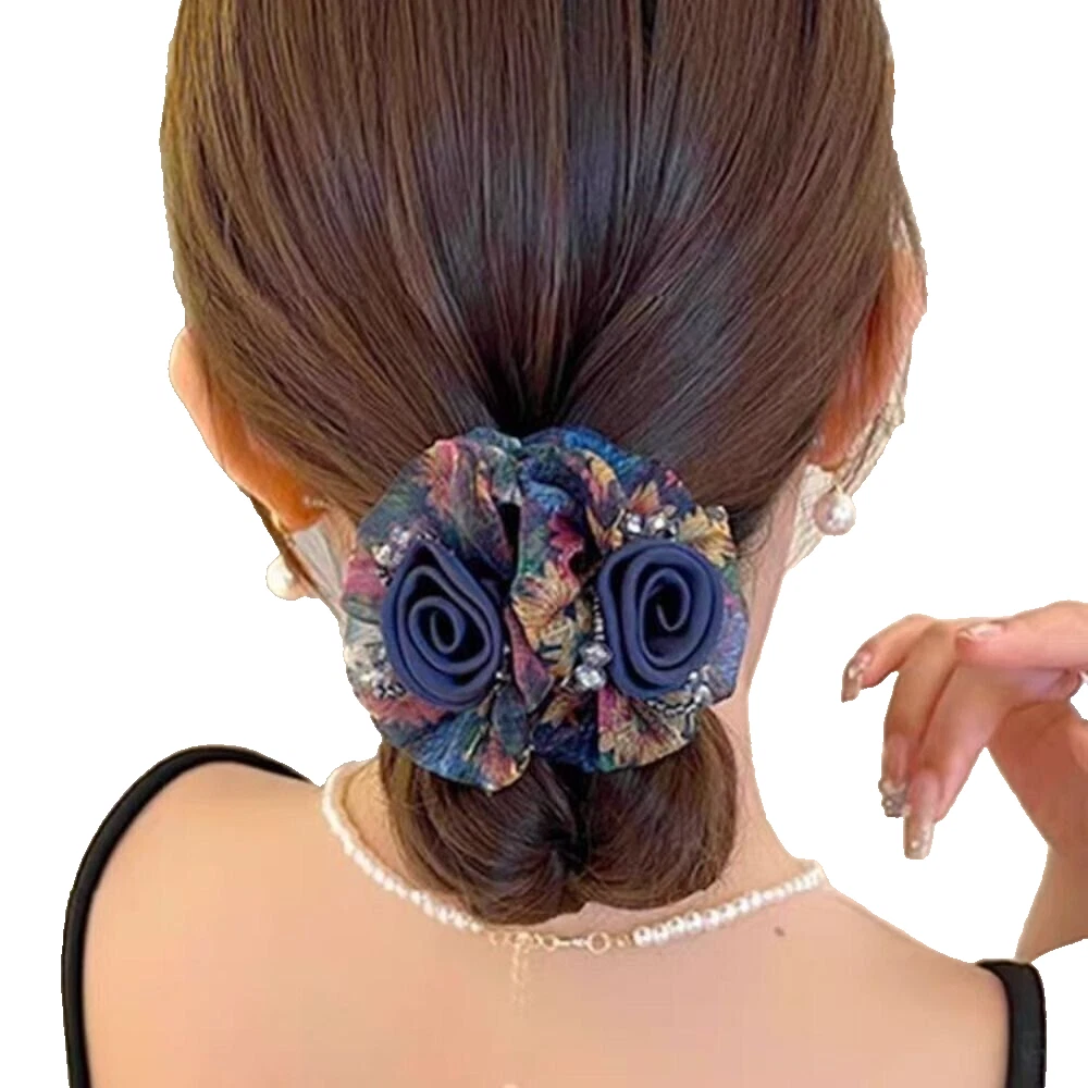 4 Cerchietti Donna In Tessuto Setico Stile Turbante - Fascia Per Capelli Misti Tinta Unita (ArchSilk)