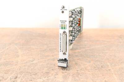 Studer Mic/Line In Card for D21m Modular I/O System CG01HEL