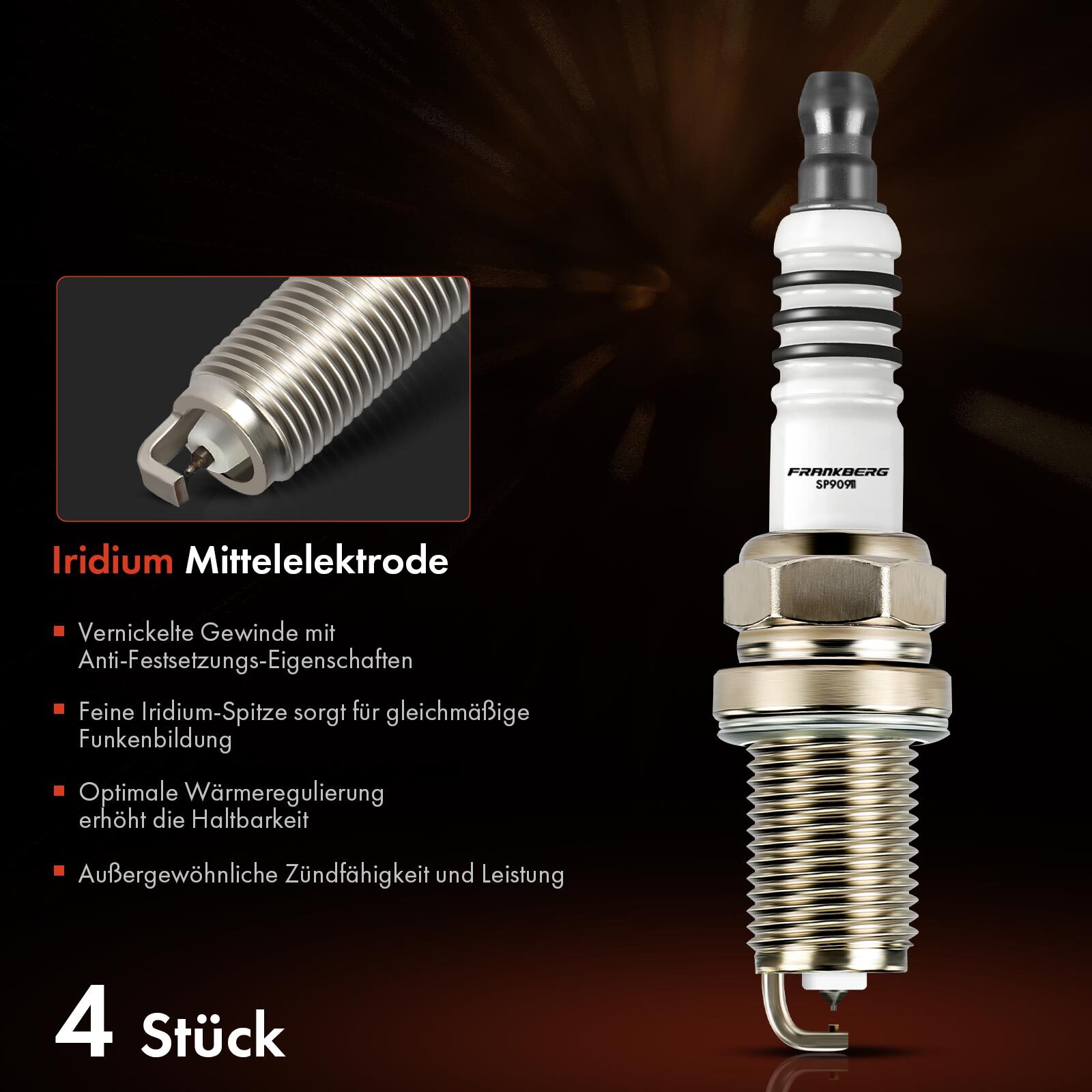4x Zündkerze Zündkerzen Spark Plug für Toyota Yaris P13 1.5 Hybrid 1NZ ...