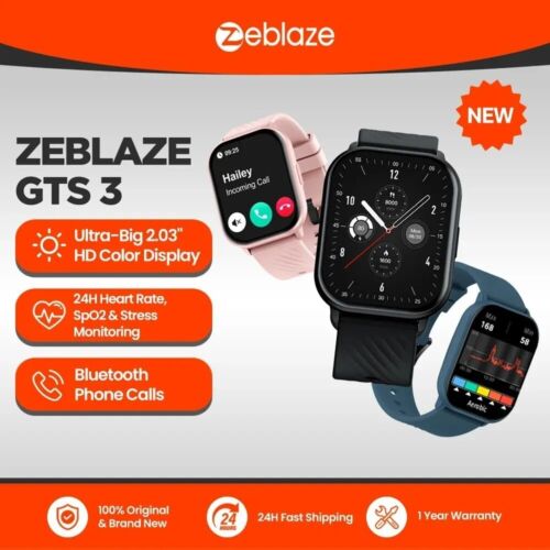 Montre Intelligente Appel Vocal GTS 3 SmartwatchEcran HD 2.03 Moniteur De Santé - Photo 2/7